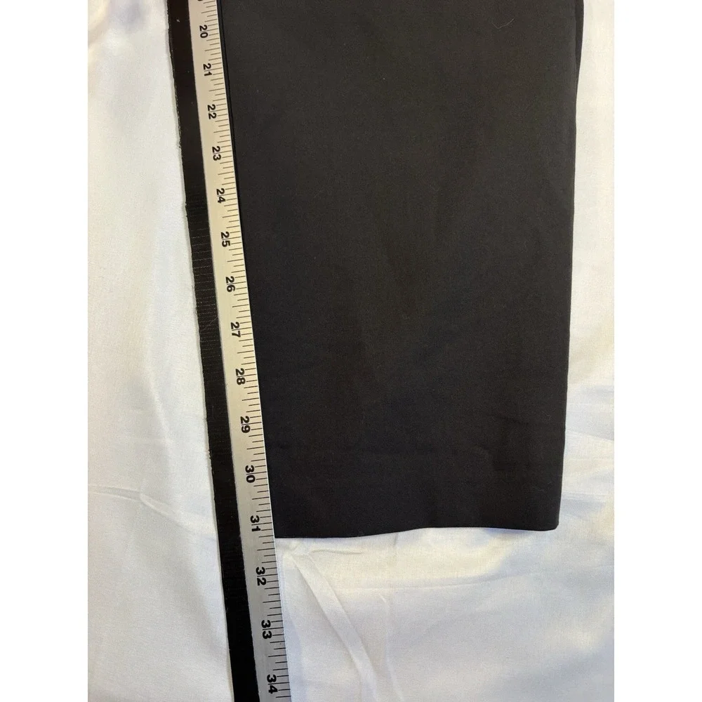 Stafford 365 Men's 34X32 Black Straight Fit‎ Classic Dress Pants Business Preppy